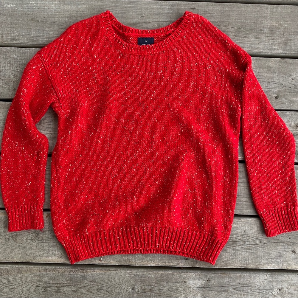American Eagle Vintage Boyfriend Knit Sweater